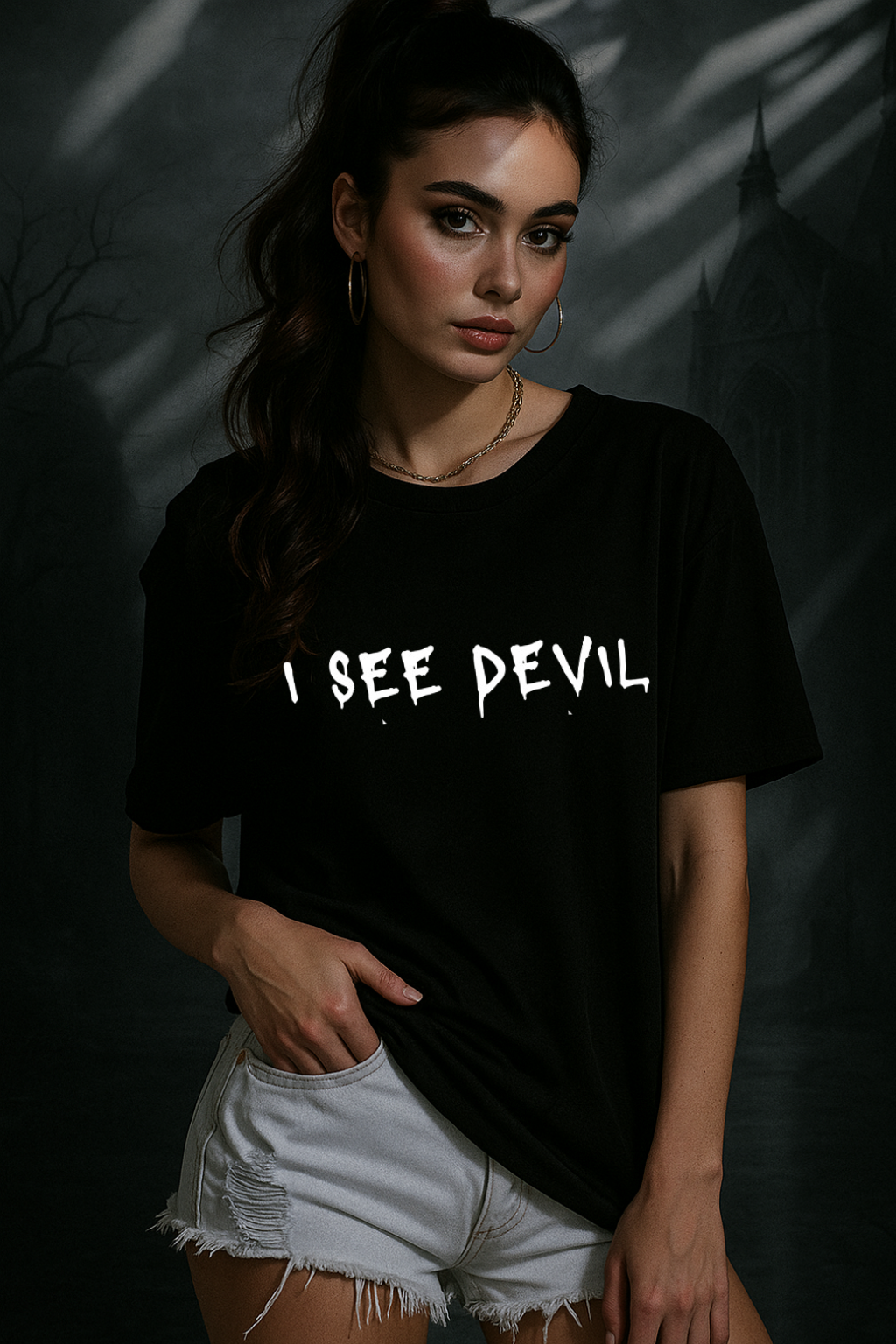 I SEE DEVIL - OVERSIZED TEES