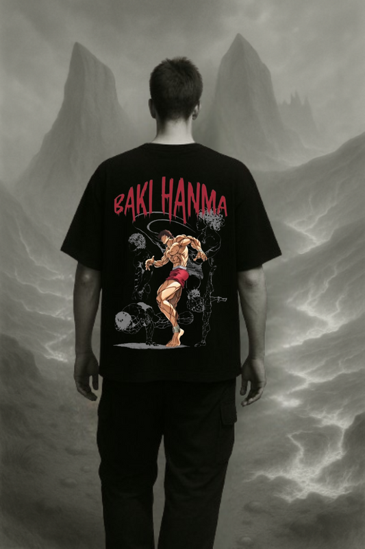BAKI HANMA - OVERSIZED TEES